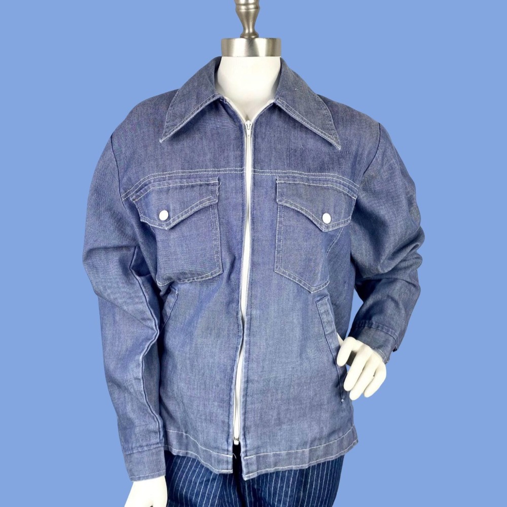 Vintage Goodyear Racing Jacket, Dagger Collars, Vintage Racing Gear, Size Medium